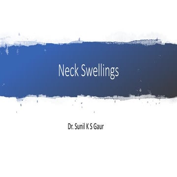 Neck swellings complete