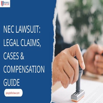 NEC Lawsuit: Legal Claims, Cases & Compensation Guide | PPTX