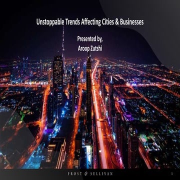 Foro Empresarial Perú 2017 - Tendencias impactando Ciudades & Negocios