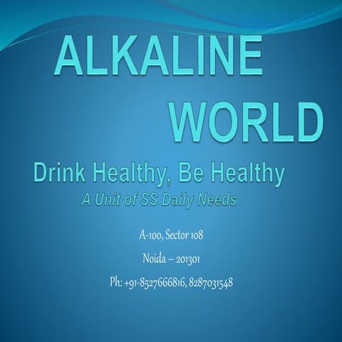 Neco tech -7 plates ionizer presentation