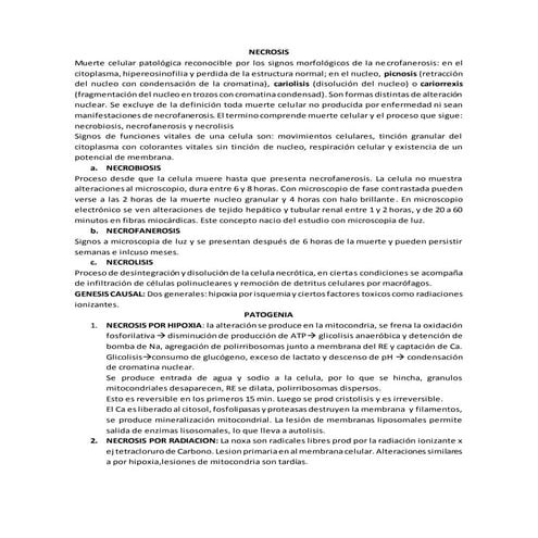 Necrosis | DOCX