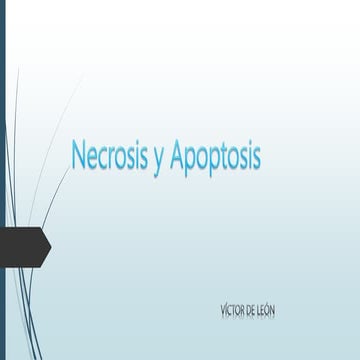 Necrosis  y apoptosis