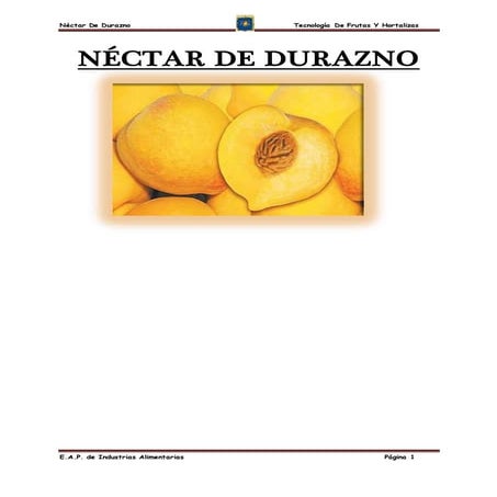 Nectar de durazno