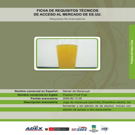 BID - Nectar de maracuya