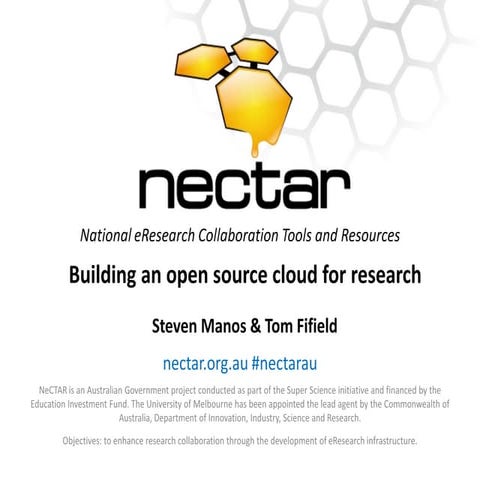 Nectar openstack 2012 v3