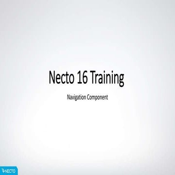 Necto 16 training 9   navigation component