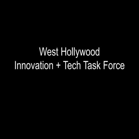 WeHoX: Innovation and Tech in the City of West Hollywood