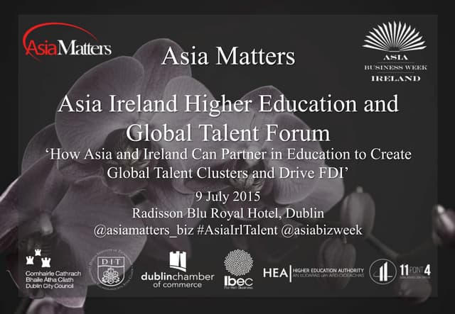 "Talent for Innovation:  The Role of Universities." Ned Costello
