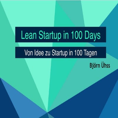 NeDeNa Lean Startup lean talk Barcelona 24.1.2019 -Björn Ühss