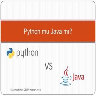 Python mu Java mı?