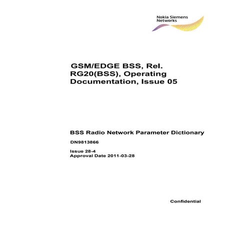 NED_Parameters 2G/GSM/EDGE BSS radio network parameters