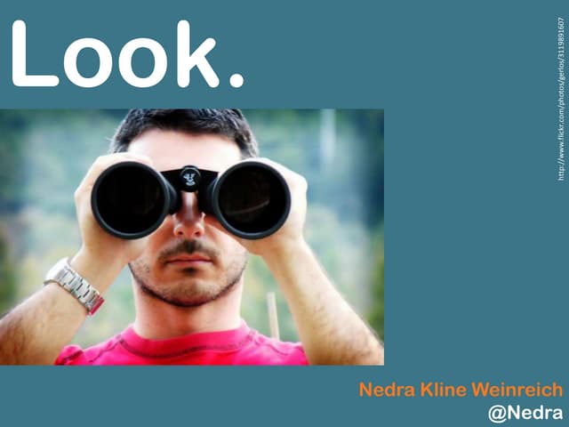 What Inspires Me? - NCHCMM 2013 Inspiration Shop Talk