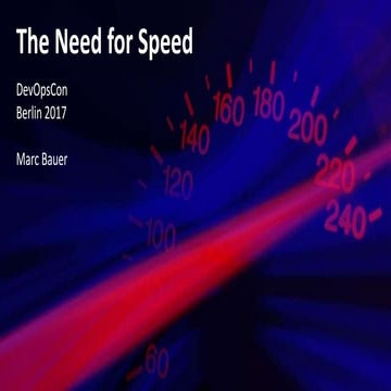 The Need for Speed