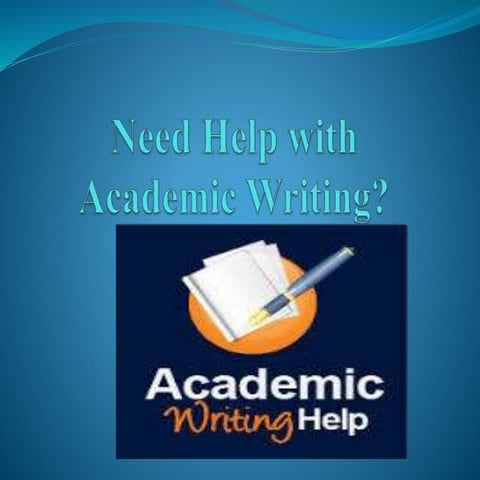 Need help with academic writing