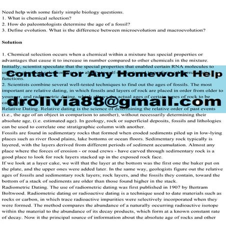 Need help with some fairly simple biology questions.1. What is che.pdf