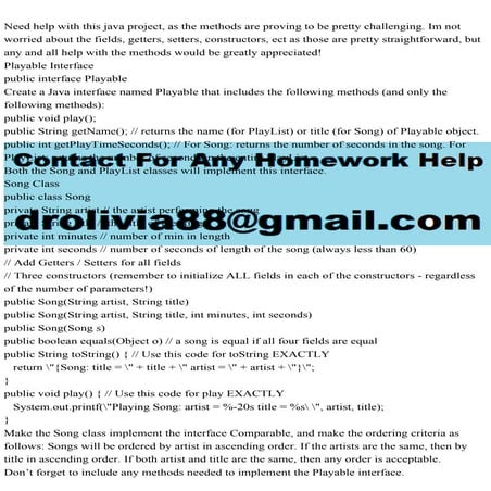 Need help with this java project, as the methods are proving to be p.pdf