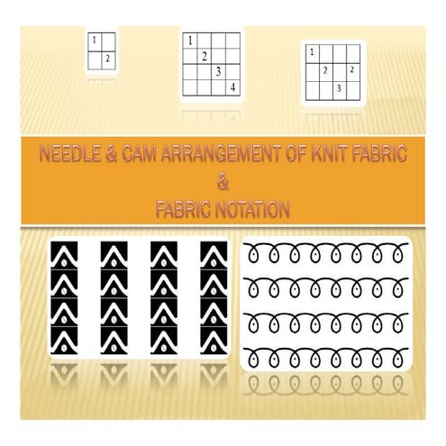 Needle and camarrangement of knit fabric 131231020927-phpapp01