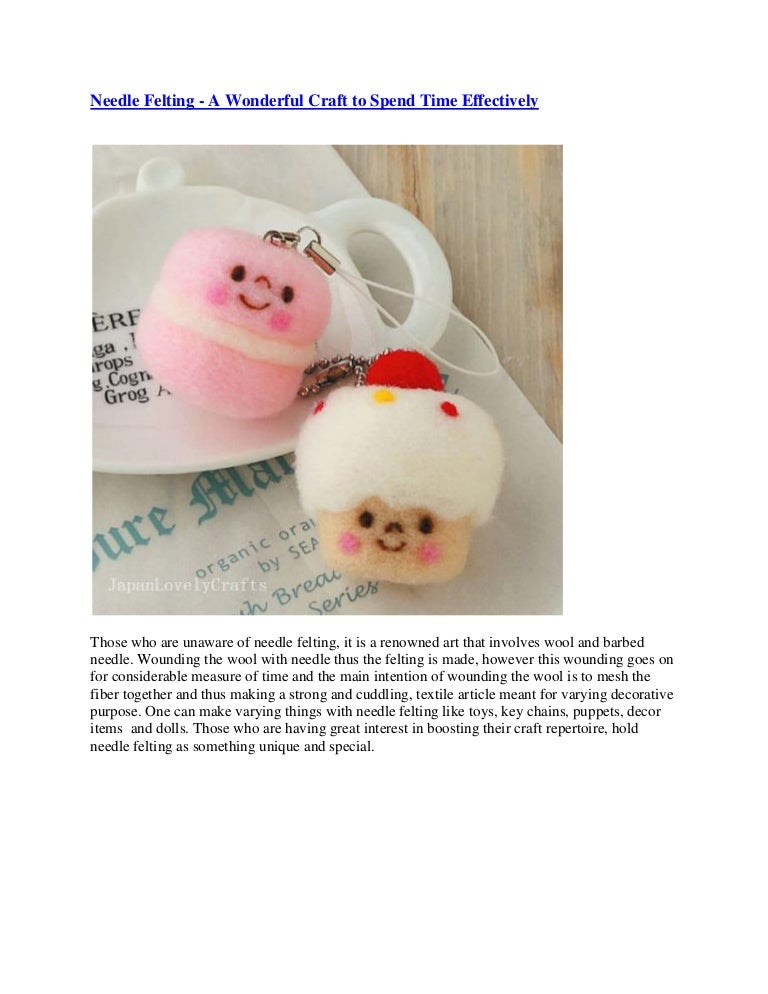 Japanese needle felting kits