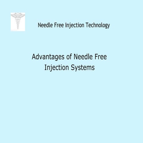 Needle Free Injectors