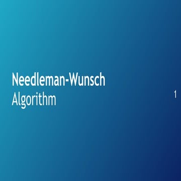 Needleman wunsch algorithm.pptx