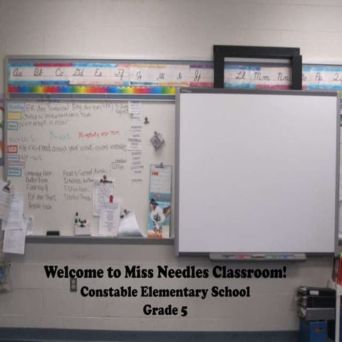Needles classroom