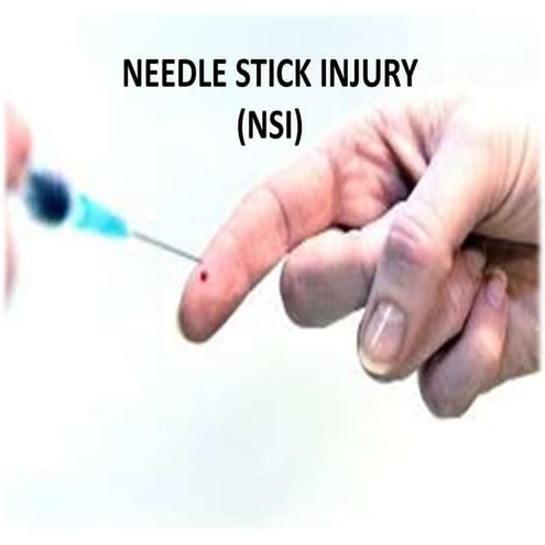 Needle stick injury | PPTX