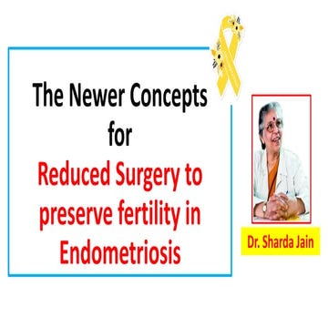 The Newer Concepts  forReduced Surgery to preserve fertility in Endometrios...