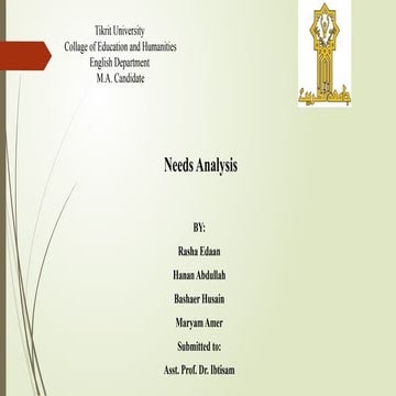 Needs Analysis.pptx of language teaching and learning