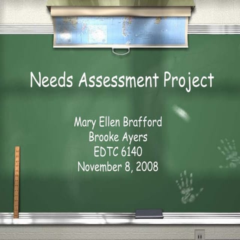 Needs Assessment  2