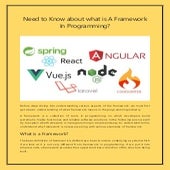 Need to Know about what is A Framework In Programming.pdf