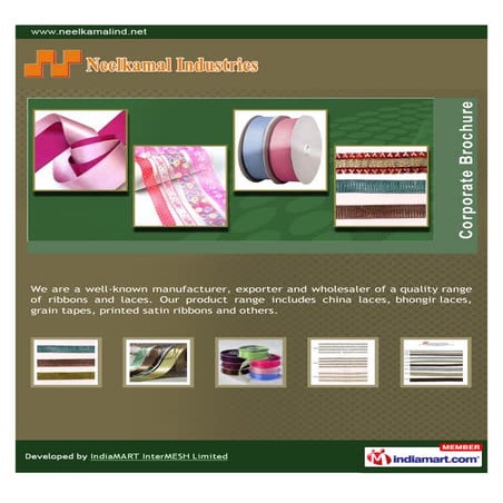 Neelkamal Industries, Surat, Velvet Ribbon | PDF