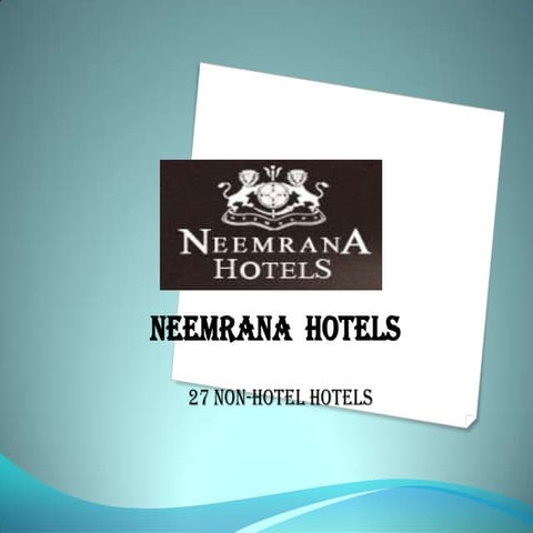 Neemrana Hotels