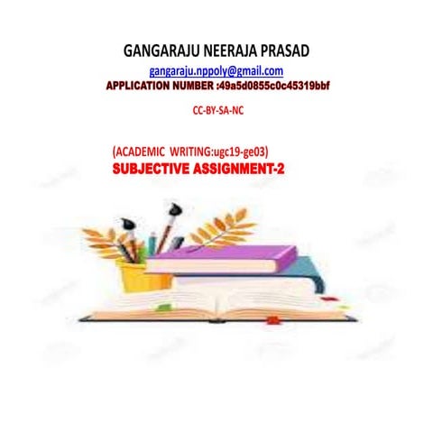 Neeraja academic writing