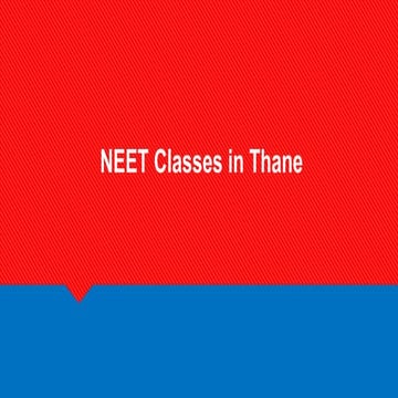 Key Features to Look for in High-Quality NEET Classes | PDF