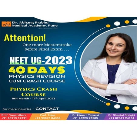 NEET Crash Course pdf
