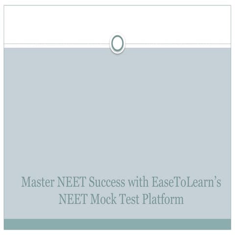 Strengthen Your Exam Readiness with the Best NEET Mock Test Online