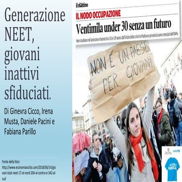 Neet, una generazione di giovani inattivi sfiduciati.pptx 