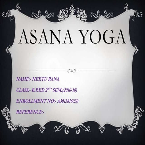 YOGA FOR HEALTHY BODY BY Neetu rana
