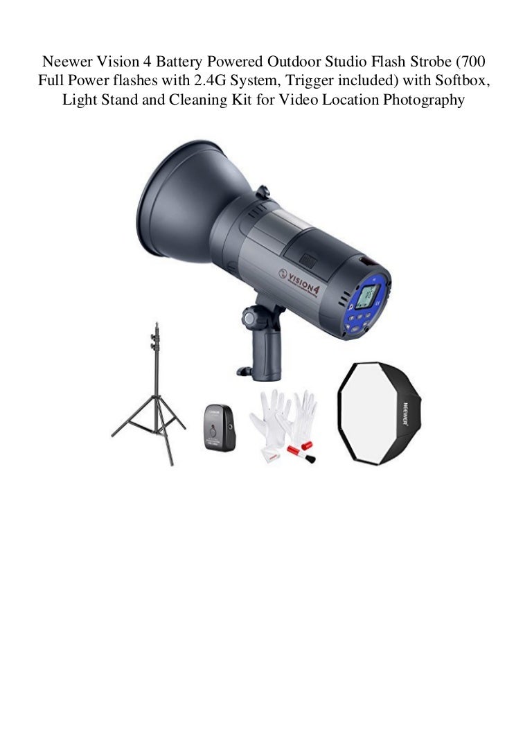 Neewer Vision 4 Battery Powered Outdoor Studio Flash Strobe (700 Full…