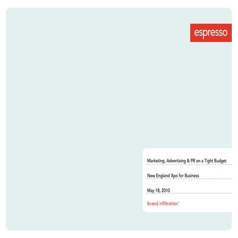 Marketing, Advertising &amp; PR on a Tight Budget by Marta Kagan