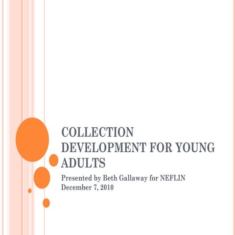 NEFLIN: YA Collection Development