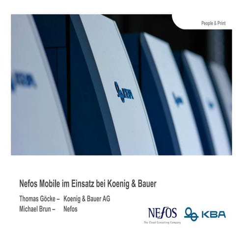 Nefos: Nefos Mobile iPad App