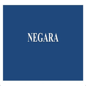 Negara dan rukun Bernegara yang harus kita ketahui | PPTX