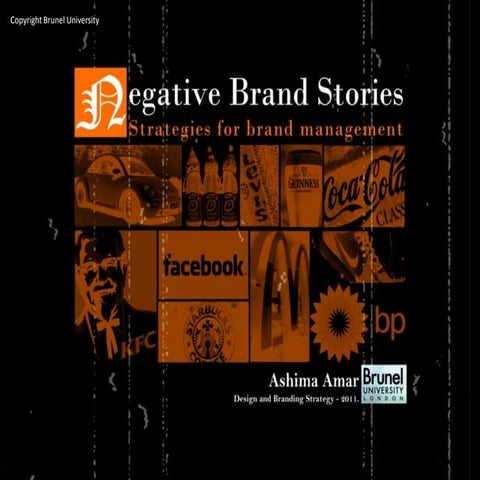 Negative brand stories 