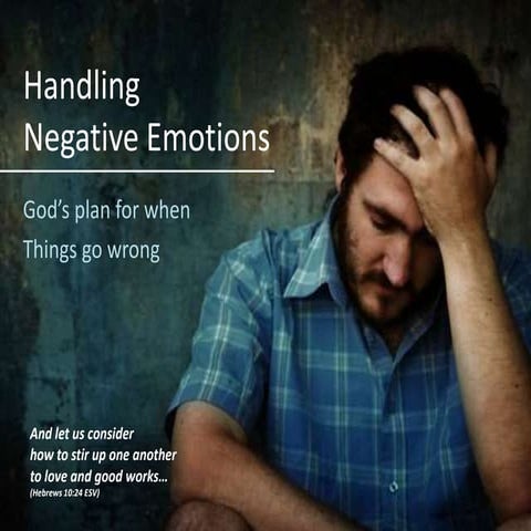Negative Emotions 3-20-11