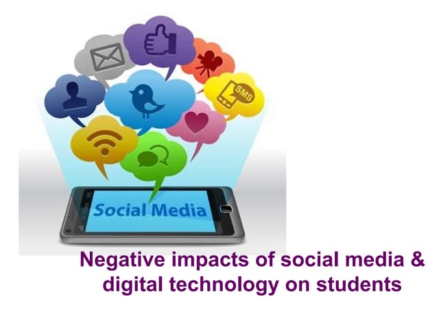 Negative impacts of social media