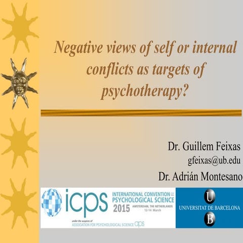 Negative views of self or internal conflicts