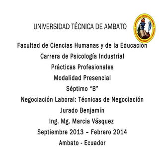 Negociación laboral