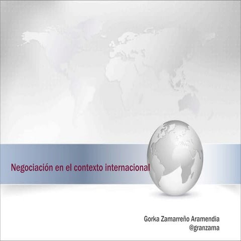 Técnicas de negociacion internacional