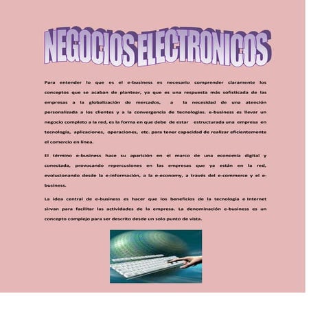 Negocios electronicos